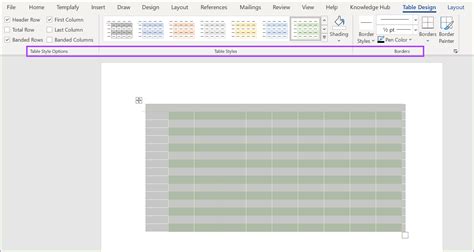 How To Create And Use Custom Table Templates In Microsoft Word