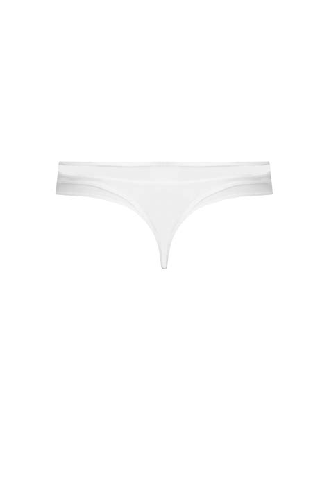 Naked Touch Tailored Thongs Calvin Klein Underwear White Gomez Pl En