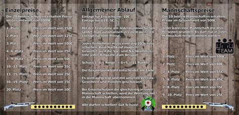 Flyer Jedermannsschie En Des Sch Tzenverein Alte Burg Reistingen