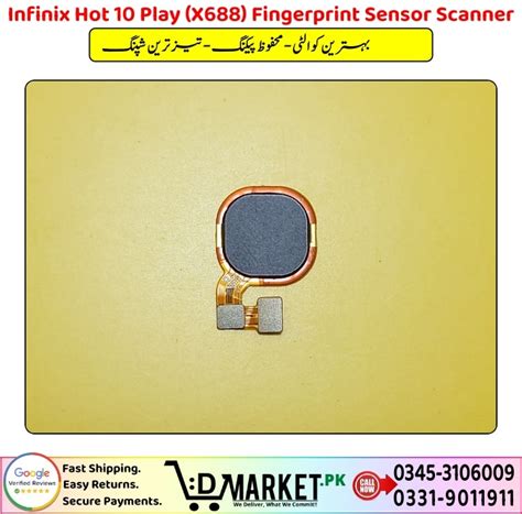 Infinix Hot Play X Fingerprint Sensor Scanner Exclusive