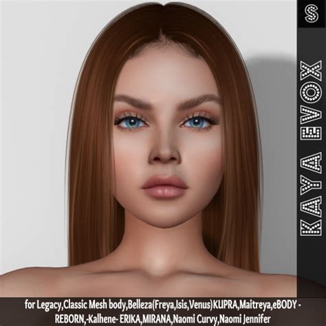 Second Life Marketplace Shape 2 For Lelutka Kaya Head T