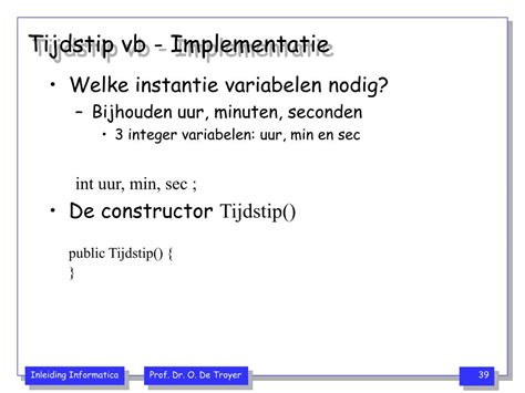 Ppt Hoofdstuk Klassen Defini Ren Powerpoint Presentation Free