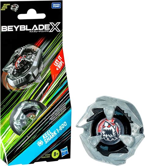 Beyblade X Keel Shark 1-60Q Booster Pack Set con Top de Ataque; Juegos