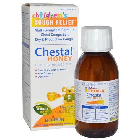 Boiron, Chestal Honey, Children's Cough Relief, 125 ml – Mega Vitamins