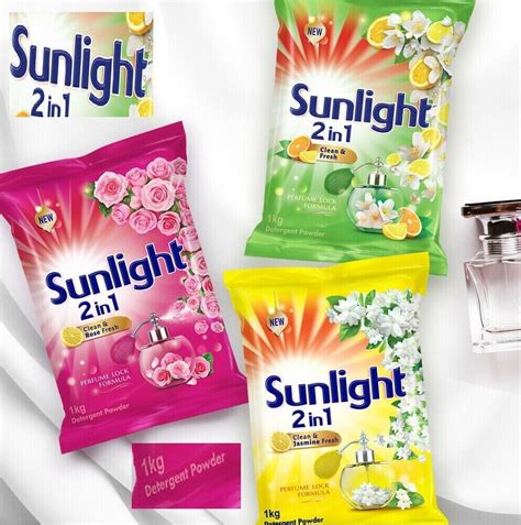 Buy Sunlight Detergent Washing Powder Fresh Rose Lemon Jasmine Clean