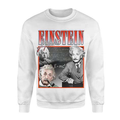 Albert Einstein Sweatshirt Einstein Sweater Emc2 Sweatshirt T For