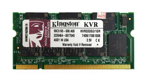 DDR 1Gb (1Гб) 333 MHz SODIMM планка памяти для ноутбука 1024MB, ДДР 1Гб ...