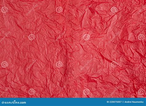 Red Crumpled Paper Or Sheet Texture Background For Design Wallpaper