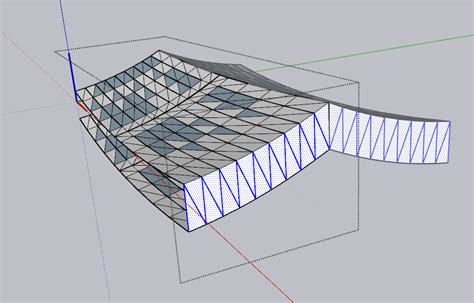 Giving Thickness To A Compound Roof Plane Sketchup Sketchup Community