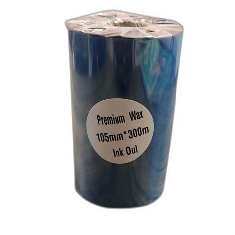 Wax Black Barcode Ribbion Roll Packaging Size 105 300mtr At Rs 250