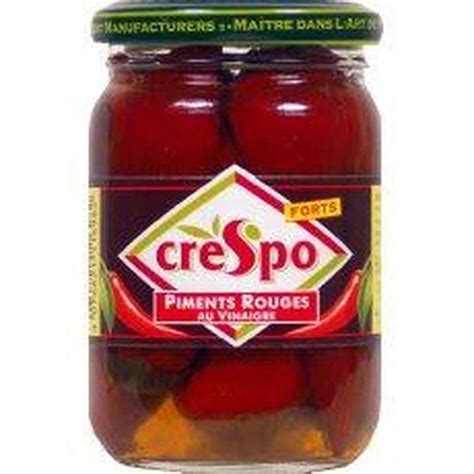 Piments Rouges Au Vinaigre En Bocal Crespo 95 G La Belle Vie