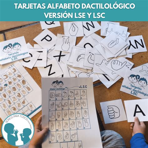 Tarjetas Alfabeto Dactilol Gico Sonia Ferraro Educando En Conexi N