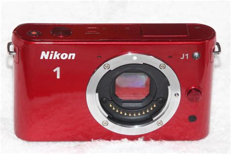 Yahooオークション ニコンワン Nikon 1 J1 レッドボディ 良好