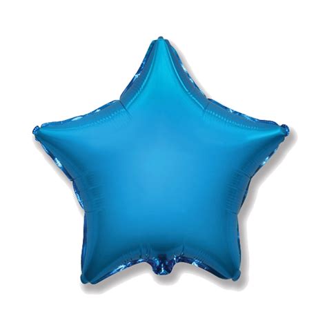 Folienballon Stern Blau Ballon Discount Schl Sser