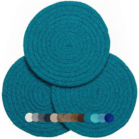 Trivets For Hot Pots And Pans Kitchen Discovery Chenille Trivets Set Of Large Woven Hot