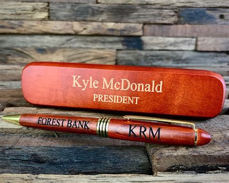 Personalized Pen Gift Engraved Pen and Case Custom Pens for | Etsy