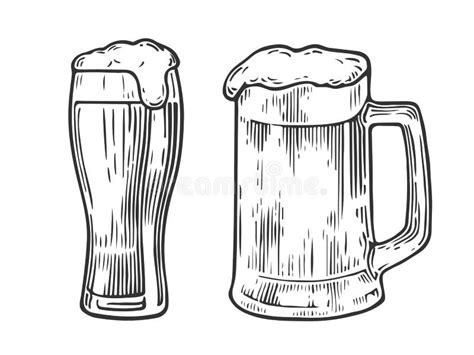 Beer Glass Line Drawing Stock Illustrations – 5,545 Beer Glass Line ...