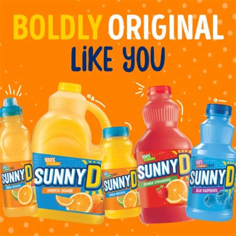 Sunnyd Blue Raspberry Juice Drink 16 Fl Oz Fred Meyer