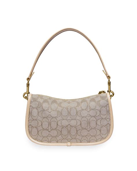 Coach Swinger Signature Jacquard Shoulder Bag Neiman Marcus