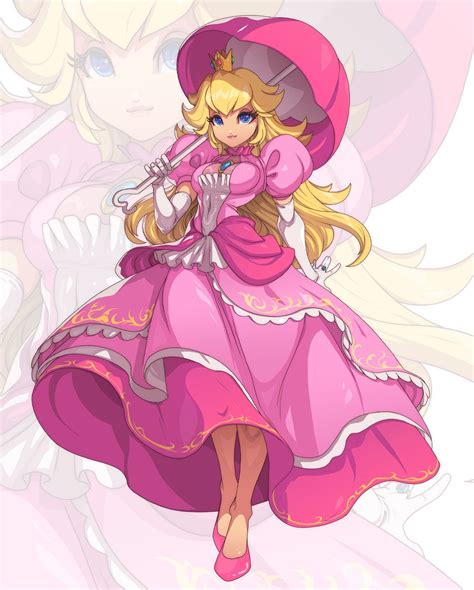 Edwin Huang Princess Peach Mario Series Nintendo Super Smash Bros Highres 1girl Blonde