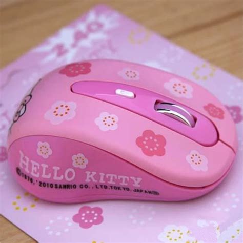 Wireless Mause Hello Kitty Computer Mouse 24ghz 1600dpi Wireless