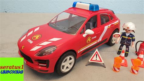 Playmobil Feuerwehr Porsche Macan S 70277 Auspacken Seratus1 Unboxing