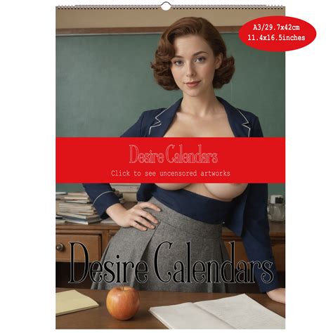 Teacher 2025 Calendar Naked Women Big Breasts By Desire Calendars Etsy