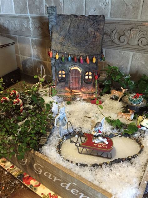 Christmas Christmas Fairy Garden Winter Fairy Garden Christmas Fairy