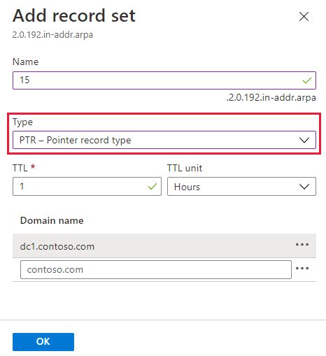 在 Azure Dns 中托管反向 Dns 查找区域 Microsoft Learn