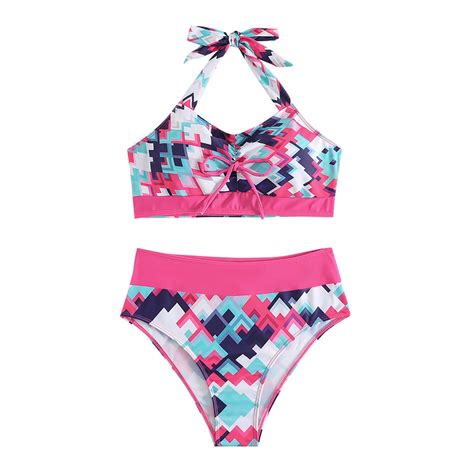 Zuesphe Swimsuit For Women 2025 Womens Bikini Sets Cheeky Swimwear For Women Bikini Beachwear