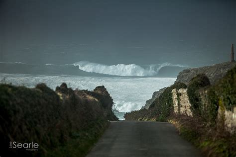 Cornwall Storm Swell Giant Waves Lee Searle Photography