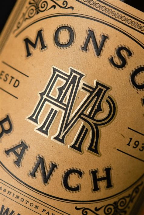 Monson Ranch Distillers Design CF Napa Brand Design