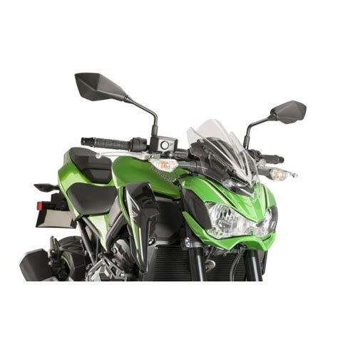 Bulle Pour Moto Kawasaki Z900 Puig 9689 Coloris Transparent