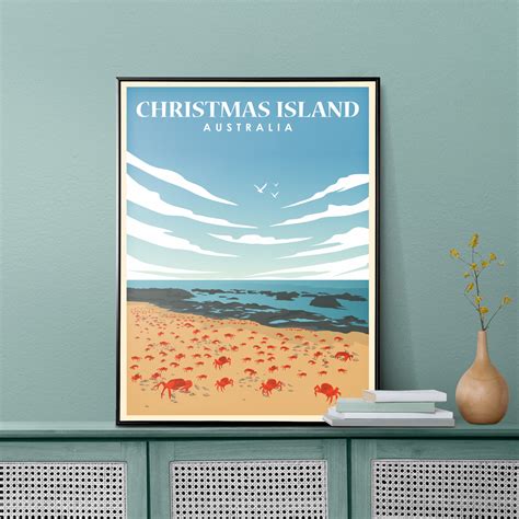 Christmas Island Australia Red Crab Poster | Buy Posters & Art Prints ...