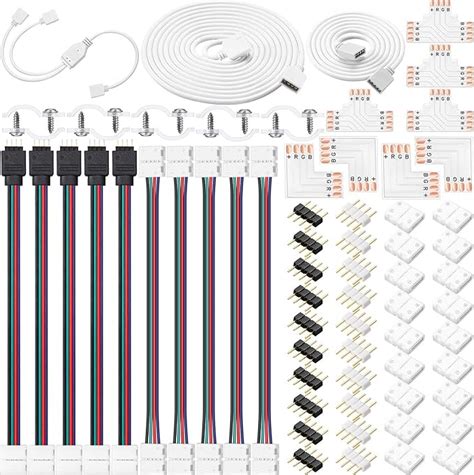 71 LED Streifen Verbinder Kit inklusive Streifen Licht Verlängerung