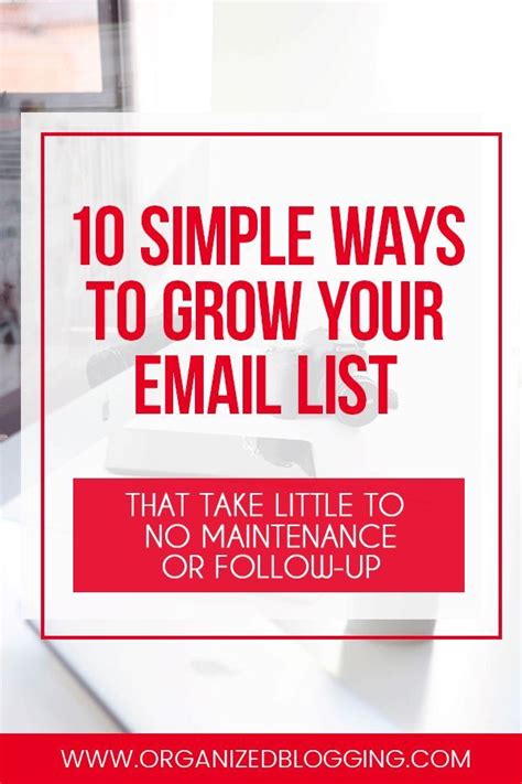 10 Effective Strategies for Email List Building