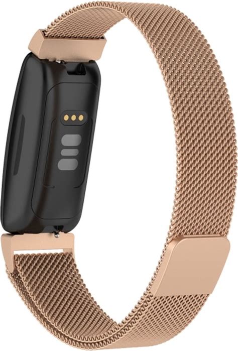 Milanees Bandje Geschikt Voor Fitbit Inspire 2 En Ace 3 Maat S M