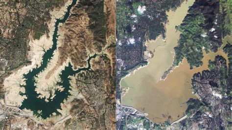 Before And After The Rain S Impact On Three California Reservoirs KQED