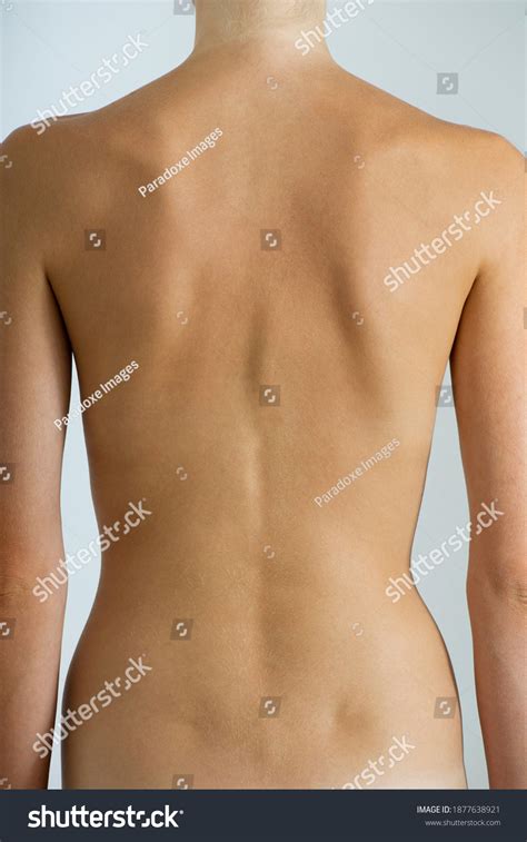 Womans Naked Back Mid Section Stock Photo Shutterstock