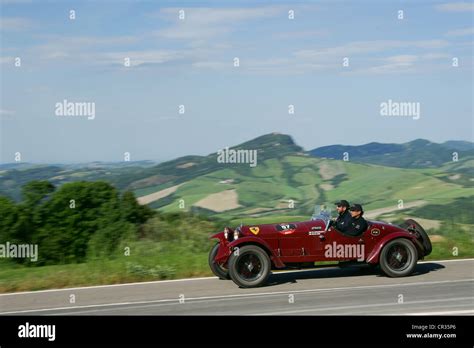 Alfa Romeo 6c 1500 Gs 1933 Racing Number 57 Vintage Car Car Rally