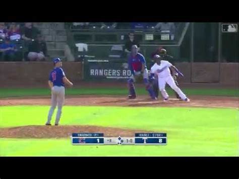 Rangers Vs Cubs Highlights Spring Training 2 27 20 YouTube