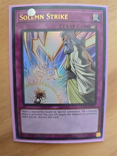 Solemn Strike Dude En Ultra Rare St Nm Ebay