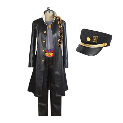 Anime Jojos Bizarre Adventure Kujo Jotaro Cosplay Costume For Sale