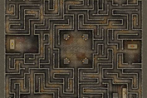 The Black Tower Free 40x30 Multi Level Battlemap Adventure