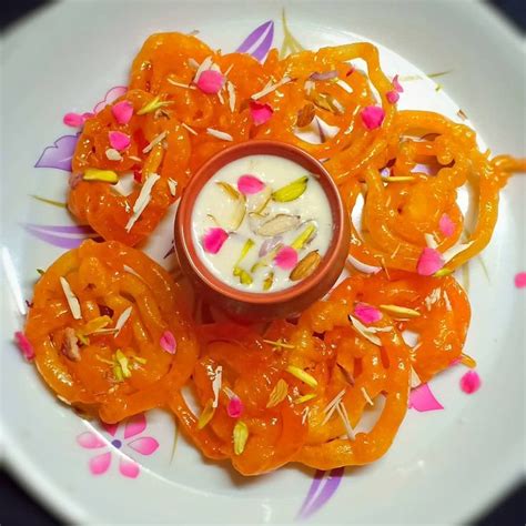 Rabdi Jalebi Indian Dessert Recipe