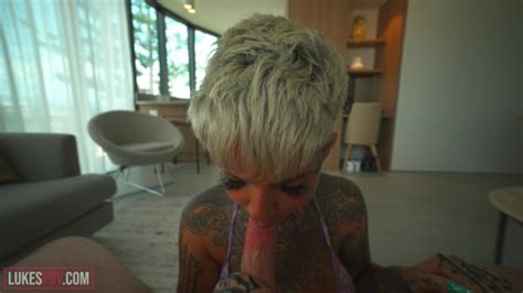 Split Tongue Babe Sucks Cock Fucks By Lukes POV HotMovies