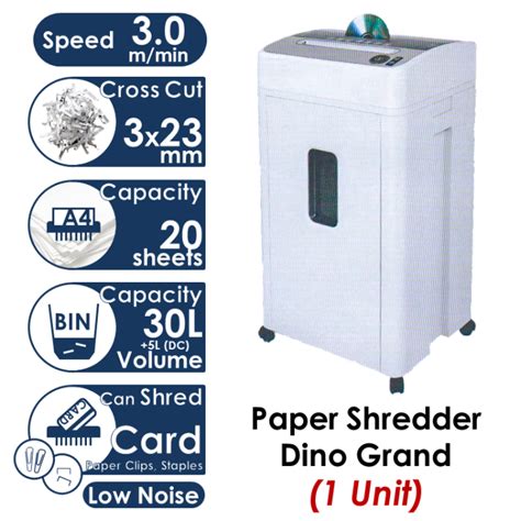 paper shredder machine cross cut dino grand cross cut paper shredder