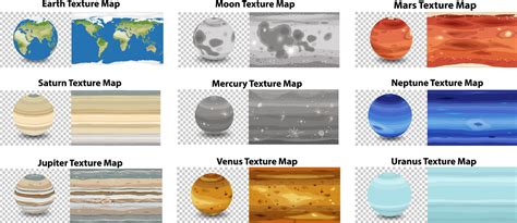 Solar System Textures