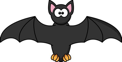Murciélago, Alas, Halloween, De Miedo, Miedo Cartoon Bat, Cartoon