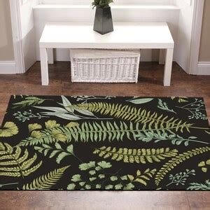 Leaf Rug,garden Rug,nature Rug,jungle Rug,nature Theme Rug,leaf Pattern ...